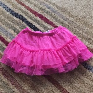 Pink skirt with shorts